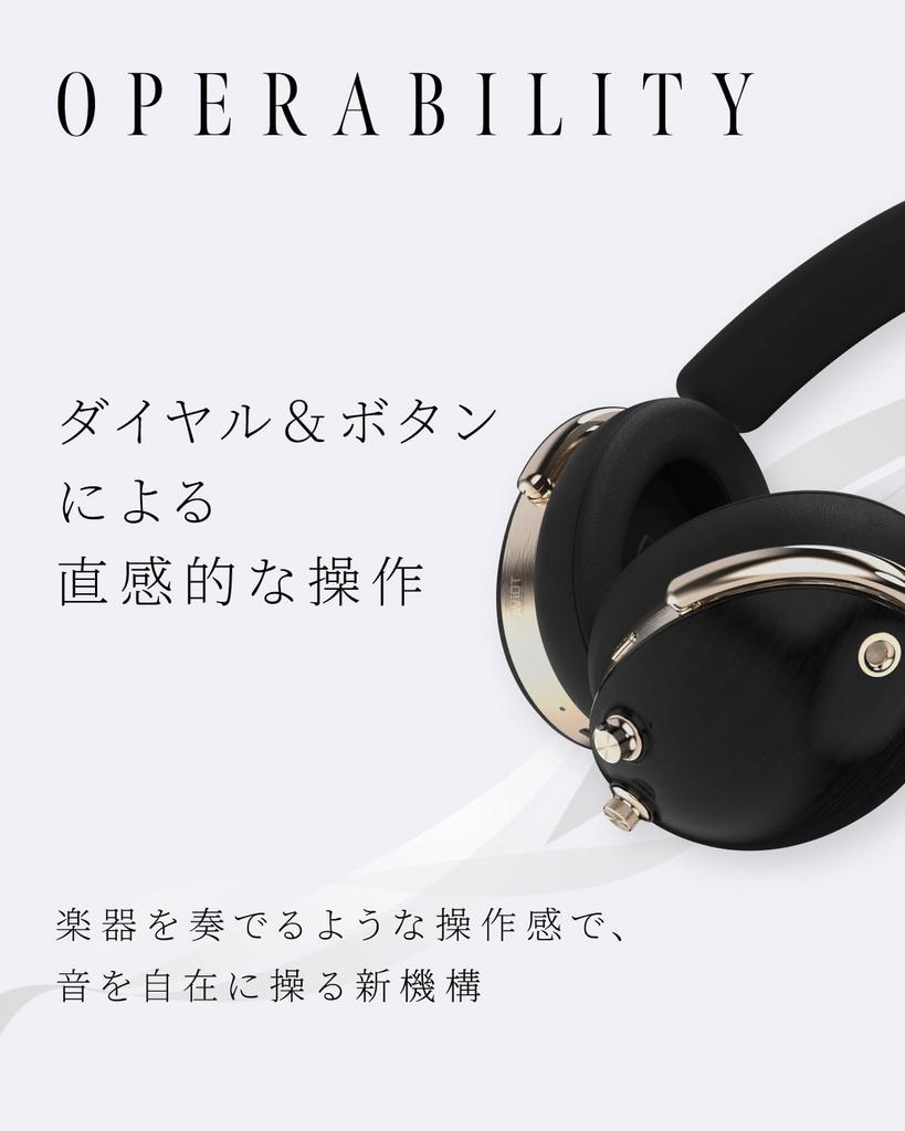 AVIOT Adaptive Hybrid Noise Cancelling Wireless Up to 130 Hours Audio Highly Breathable Urethane Comfortable Multipoint Foldable Compact Wired