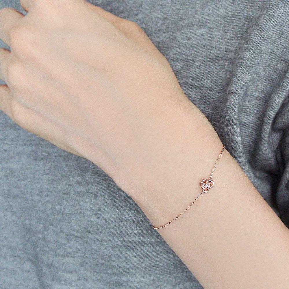 Bracelet K10 Pink Cold Diamond Phantom of the Opera Christine Rose AJAB4090LSDI [Official] [Vendome Aoyama]