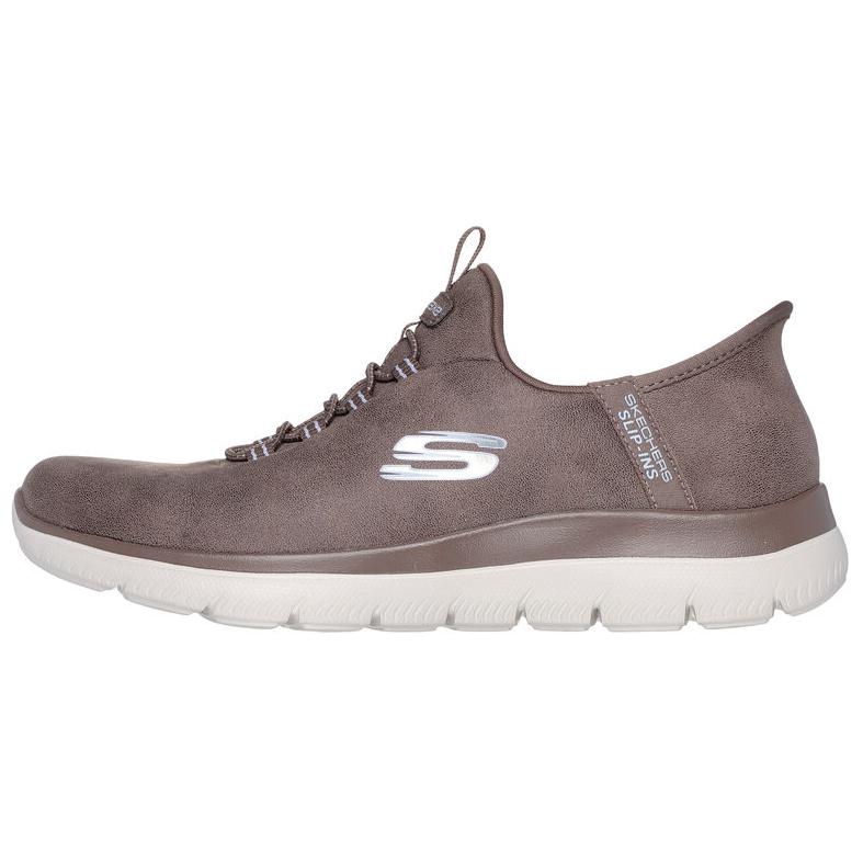 Skechers Slip-Ons Comfortable Versatile Low-Top Casual Shoes Women sneakers Brown 150254-BRN 35