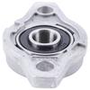 For Popular 2pcs KFL000 Bore Inner 10Mm Flange Ball Mounted Pillow Block Bearings Popular