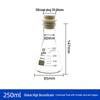 Heat-Resistant Thick Glass Triangular Flask with Silicone Stopper