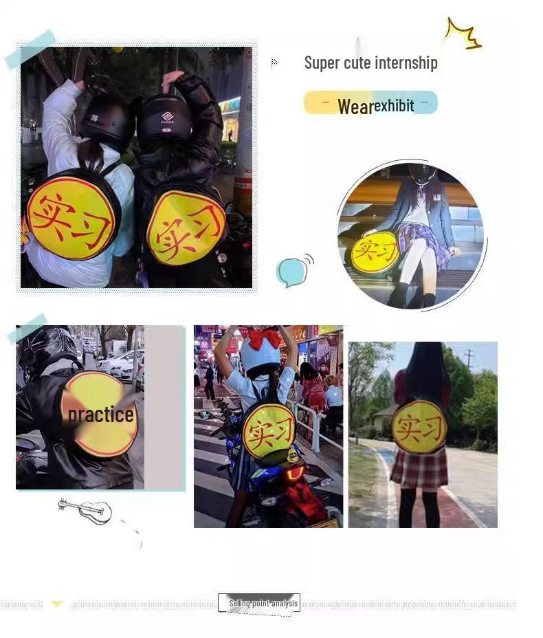 Motorcycle Goddess Backpack Decoration for Female Riders: Funny Electric Vehicle Accessory