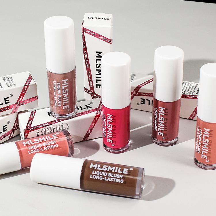 Colorete Líquido Iluminador Colorete para Rostro Altamente Pigmentado Maquillaje para Rostro 6 Colores Sombra de Ojos Colorete en Crema