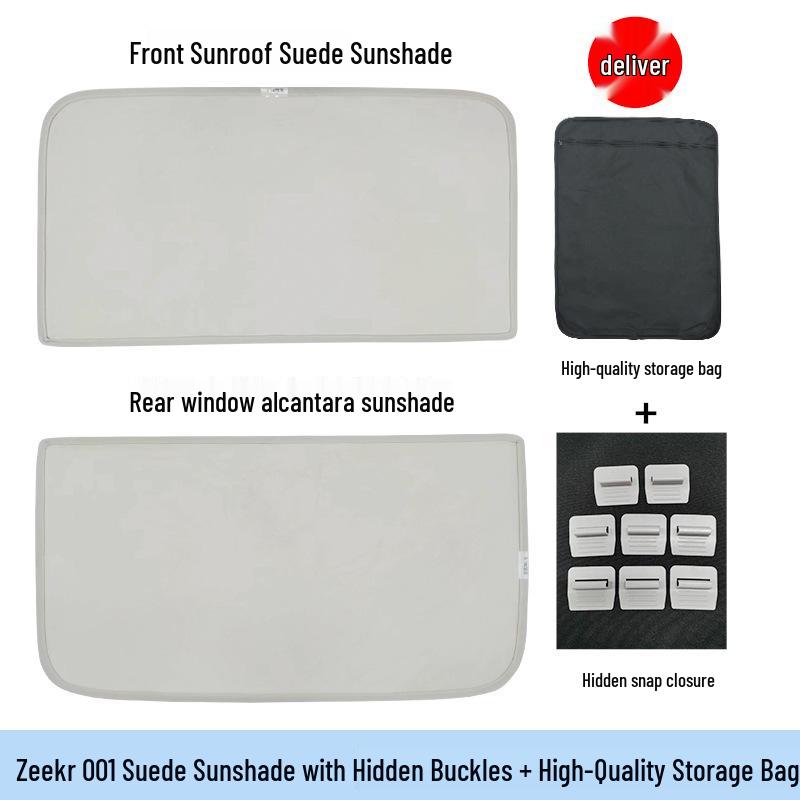 Zeekr 001 Sunroof Sunshade: Sky Screen Ice Crystal Curtain Sun Visor