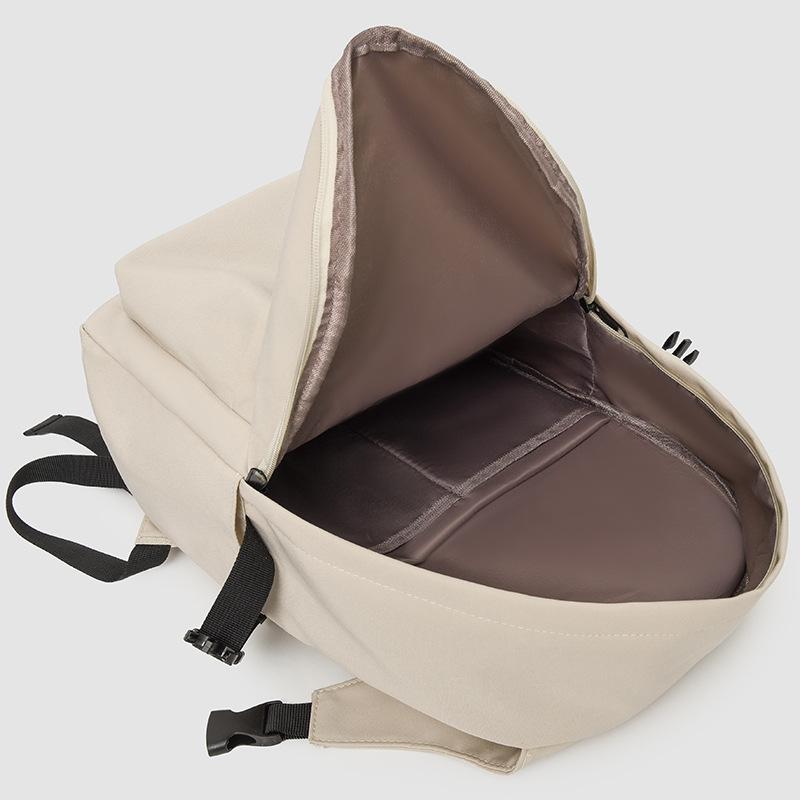 New Simple Travel Bag Solid Color Backpack Casual Outdoor Large Capacity Backpack Small Fresh Student Schoolbag
