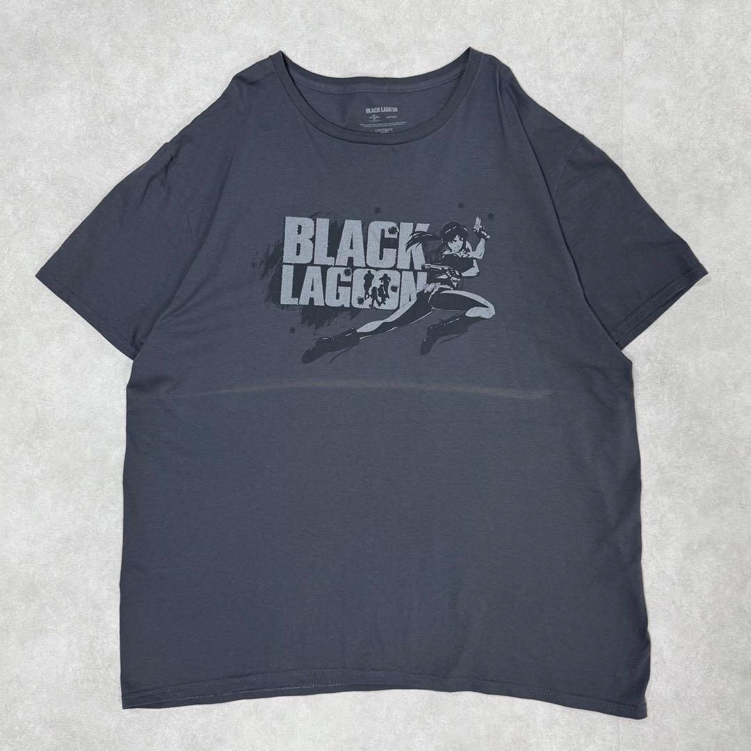 

[USED] Vintage Black Lagoon short-sleeved shirt, anime/manga, gray.