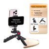 Supporto Teleprompter a Doppia Faccia per Telefoni Cellulari con Configurazione Doppia Fotocamera Multifunzionale