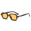 New square sunglasses European and American retro arrow-shaped rivet glasses fashion sunglasses women's sunglasses