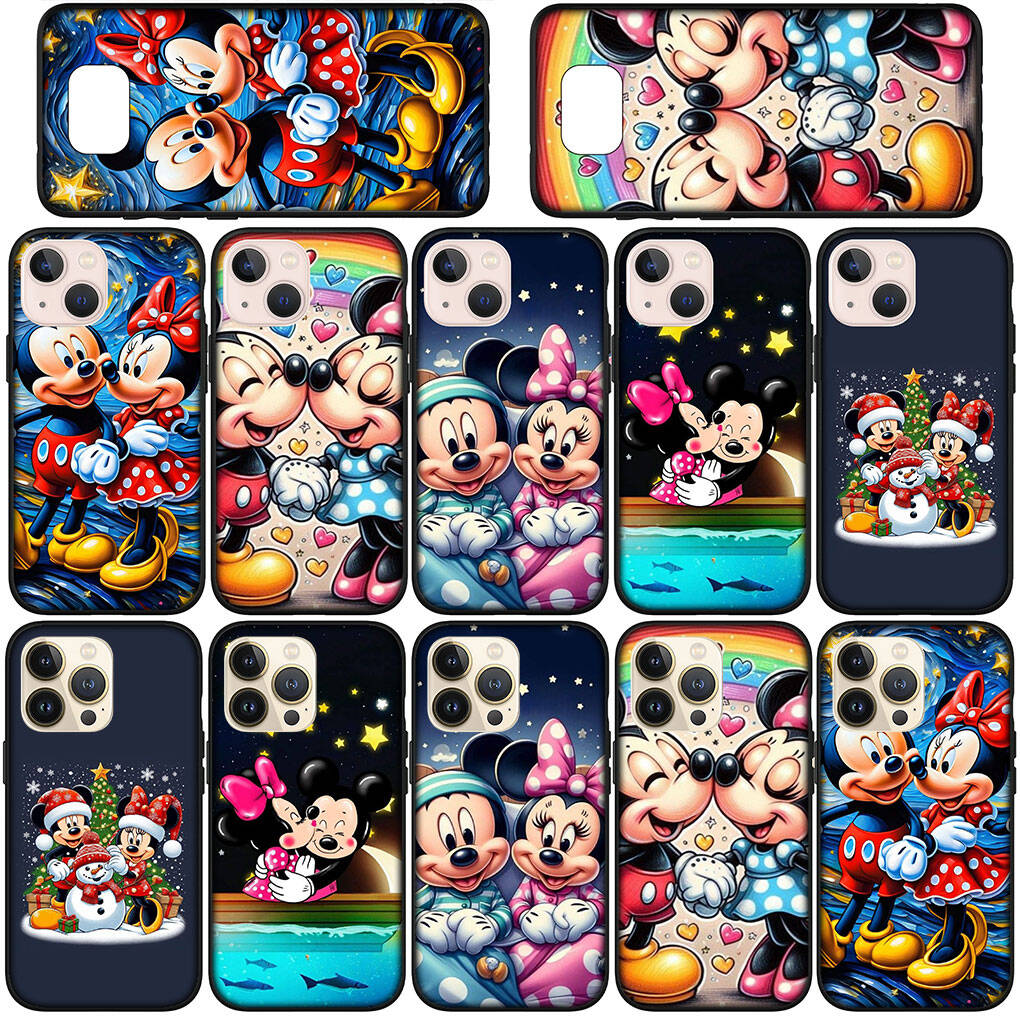 Phone Case for iPhone 17 16 15 Xiaomi Poco F8 F7 X7 X6 M8 C85 C75 C71 Redmi Note 14 13 12 11 Pro Max A3 A4 14C 13C 15C Lovely New Mickey Mouse Minnie