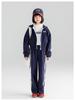 Tao Town Girls' Autumn Striped Sportswear Set - Trendy Two-Piece Casual Outfit for Children