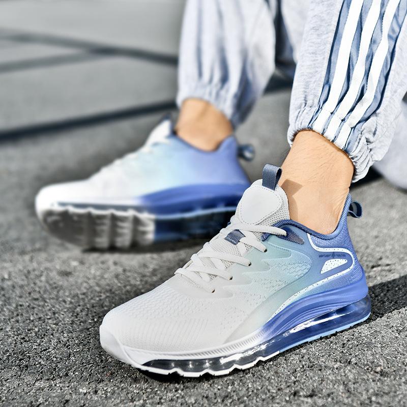 Running Shoes for Men 48 Sports Students High School Entrance Examination Large Size Full Palm Air Cushion 47 Summer Flying Mesh Breathable