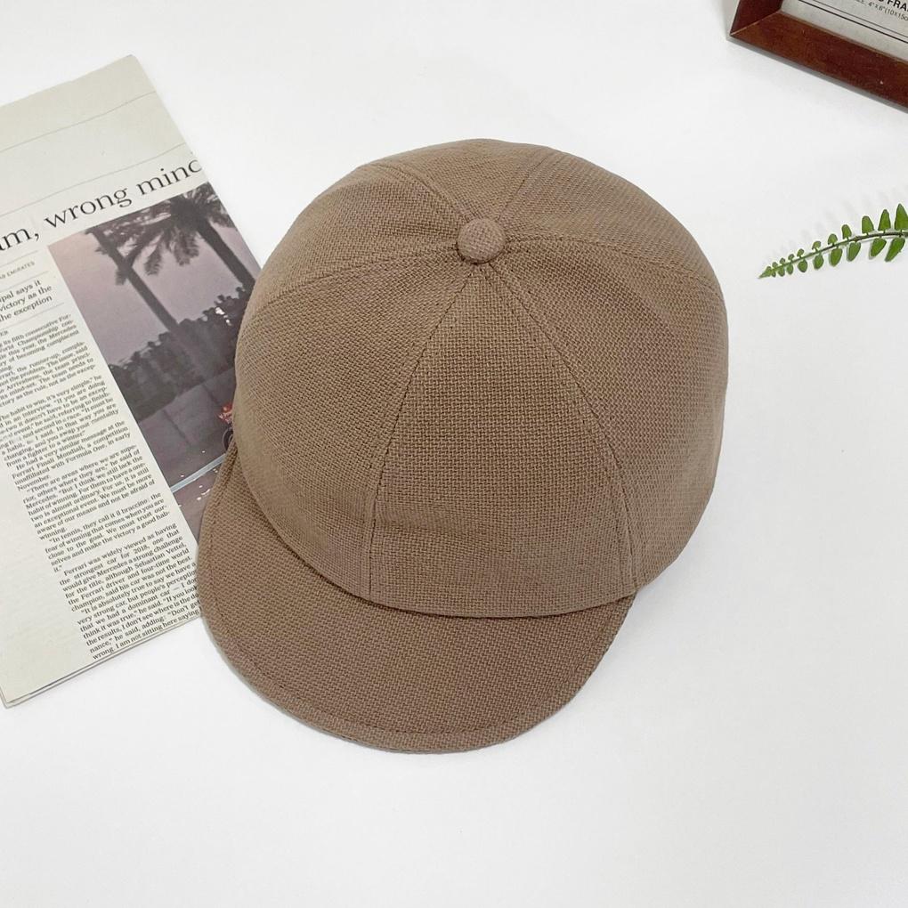 Women's and Men's Daily Simple Short Brim Baseball Cap