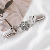 Elegant Floral Brooch Pin For Sweaters And Scarves With Openwork Design