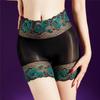 Sexy Women Stain Smooth U Convex Pouch Briefs Lace High Waist Oil Glossy Shiny Boxers Cock Ring Sexy Shorts Underwear