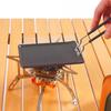 Rectangle Mini Grill Pan Cheese Pan Barbecue Tray Outdoor Tools Camping Frying Pan  Hiking
