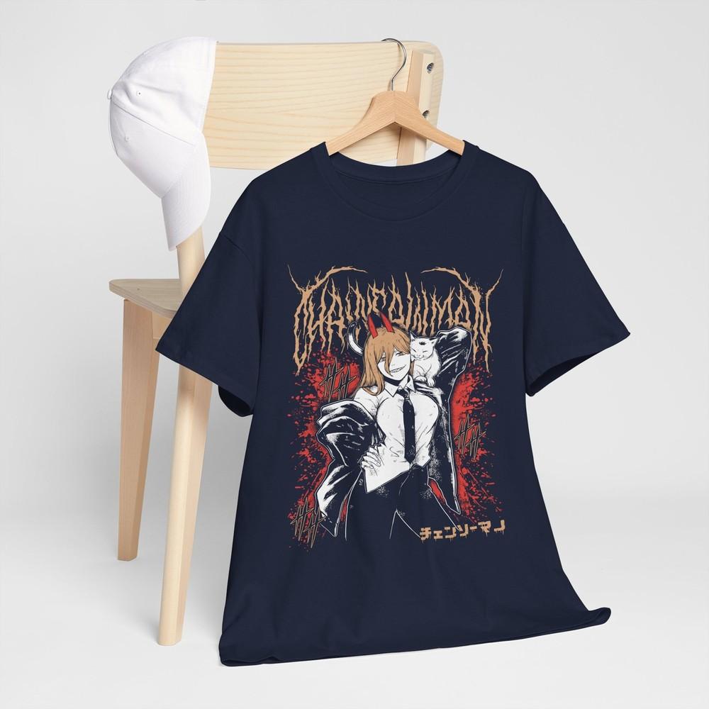 Chainsaw Unisex Tshirt Makima Denji Nayuta Denji Anime cartoon Tee lovely gift M