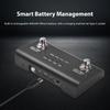 Wireless Page Turner Pedal BT Portable Music Page Turner for Piano Guitar Tablets Smartphones 4 Mode LED Indicator