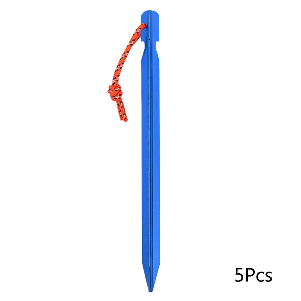 5/10 Stuks 18cm Aluminiumlegering Tentpennen Heavy Duty Reizen Buiten Kampeeraccessoires Tarp Ultralichte Nagels Grondpennen