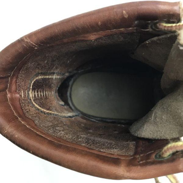 Vintage logger boots 26 brown USA 70s-80s?(USED)