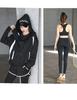 AILITI Sportswear Gym Sports Women's 5-Piece Set, Fitness, Training, Running, Yoga, Jersey, Top, Shorts, Leggings, Bra, Sweat-Wicking, Quick-Drying