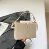 Fashion texture Summer large capacity texture Casual shoulder crossbody portable small square bag