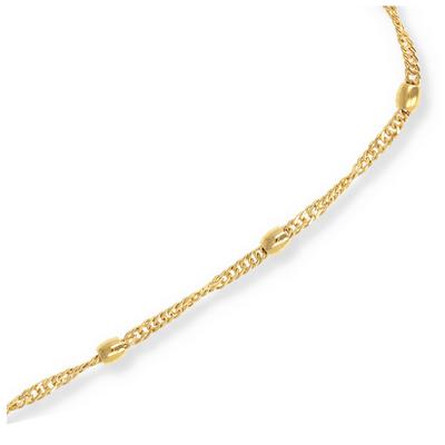 [R3920] - Gold Plated Bracelet 'Choreography' Gold - 19 Cm 3 Mm