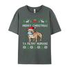 Merry Christmas Frenchie Dog Ugly Christmas French Bulldog TShirts High Quality Cotton TShirt Brand New Cool