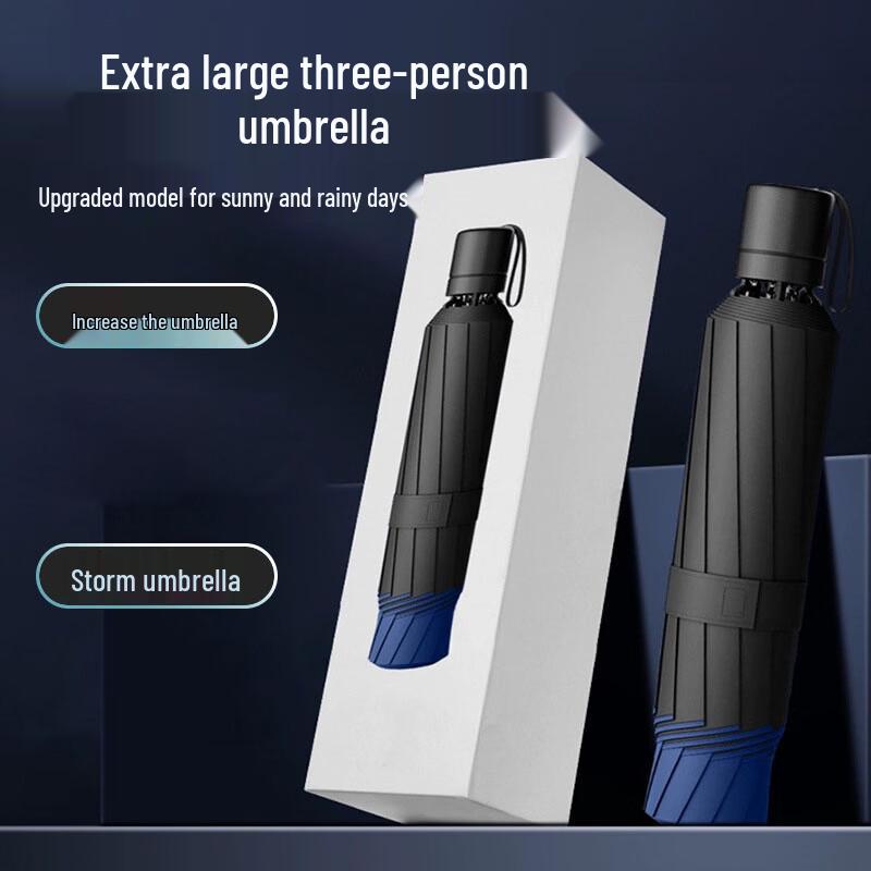 Automatic 10-Rib Dual-Purpose Business Umbrella