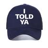 I TOLD YA Challengers baseball cap fashion Harajuku Gothic Women caps summer Breathable mesh Snapback hats casual trucker hat