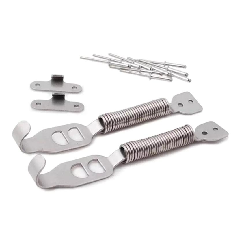 

Bonnet Springs Fastener Clips Car Hood Spring Pin Kit Hood Pin Lock Kit Automotive Clip Car Hood Clips 1