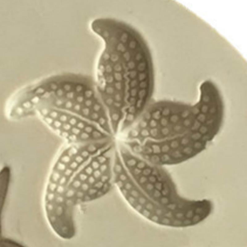 Marine Life Conch Starfish Shell Fondant Cake Silicone Mold Diy Chocolate Mold Kitchen Liquid Cake