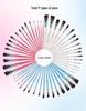 Giorgione 17-Piece Embossed Face & Body Paint Brush Set for Kids