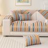 All Season Home Chenille Stripe Slipcover Funda Sofa Mat Living Room Home Decor Non-slip Sofa Cushion Couch Sofa Covers