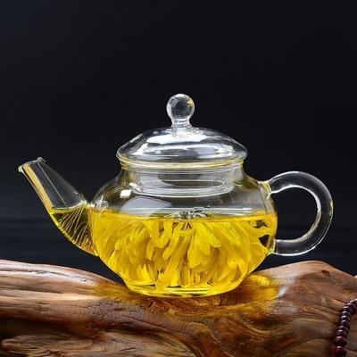 250ml Filterable Heat-resistant Glass Teapot Double Wall or With Stainless Steel Spring Teapot Clear Glass Tea Pot