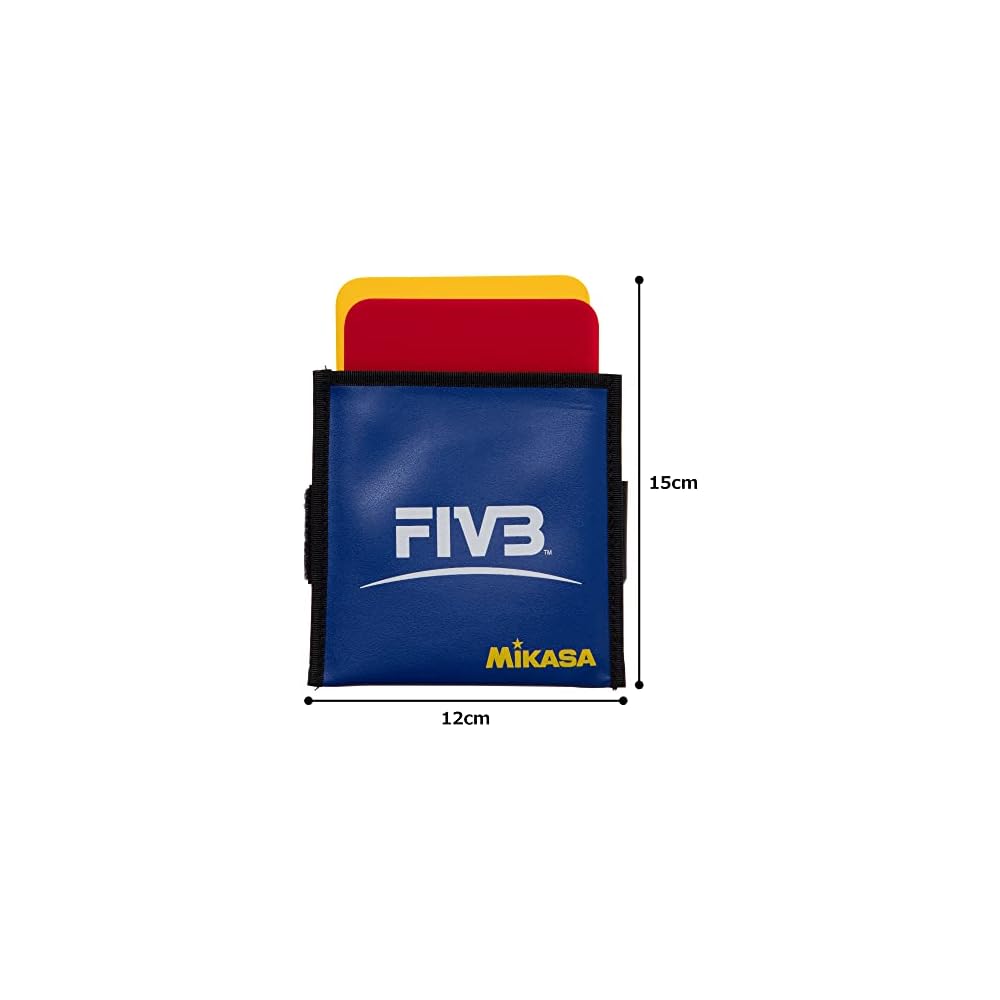 Cartão de Advertência de Voleibol MIKASA (para Árbitros) VK Amarelo/Vermelho