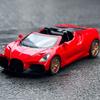 1/32 Bugatti Mistral W16 Alloy Sports Car Model Diecast Metal Toy Racing Car Model Simulation Sound and Light Childrens Toy Gift