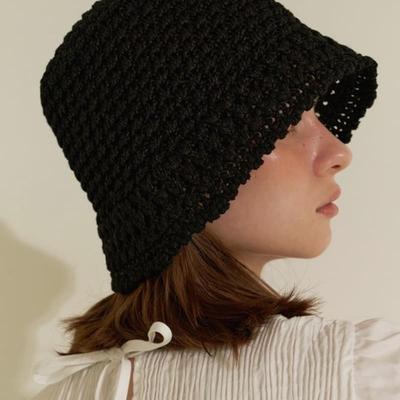 LOVE ME MONSTER Sommer-Bucket-Hat_Schwarz