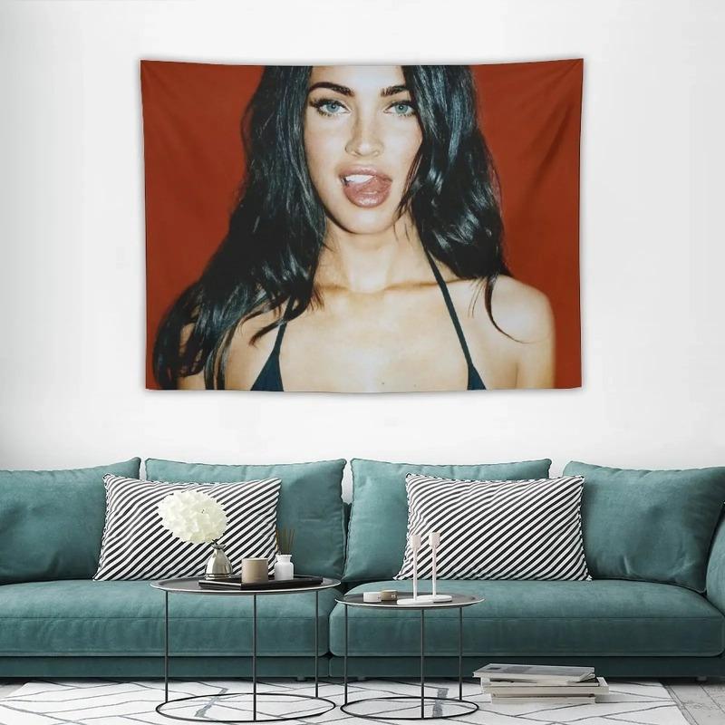 VIKAMA Tapiz de Personajes Estilo Americano Vintage Tejido Decorativo de Pared de Moda Habitación Dormitorio Habitación de Chicos Fondo