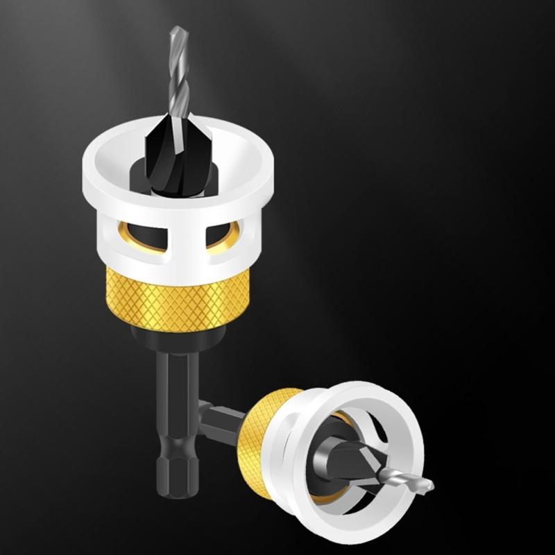 Heimwerker Projekt Senkerbohrer, Einfache Schraubenmontage mit einstellbarer Tiefenkontrolle für Holzbearbeitungs-Hobbyisten