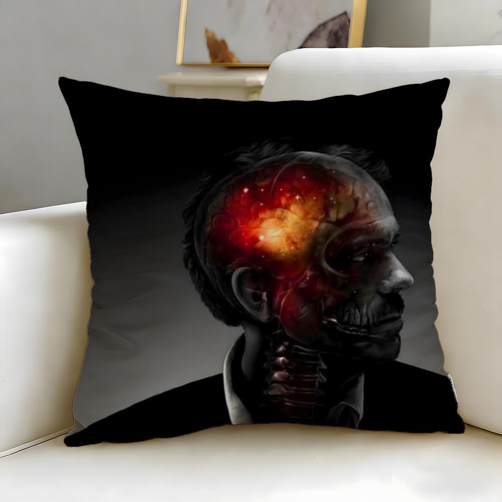 classic TV series Dr House Cushion Cover Soft  EasyWash Pillow Case  Versatile for Couch Bed Travel and Office