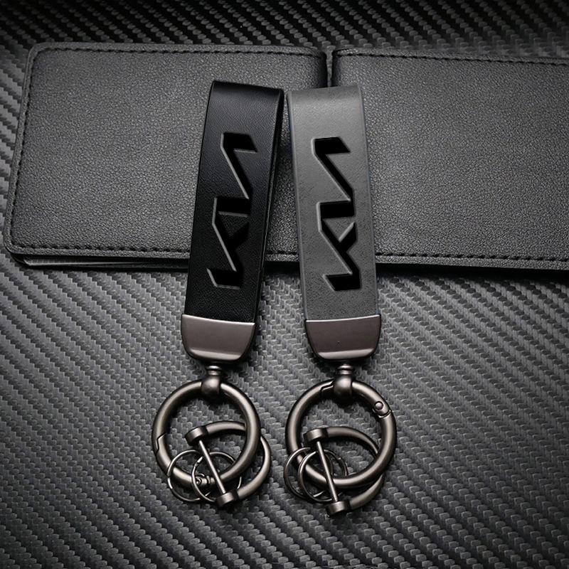 Auto KeyChain Customized Car Badge Key Chains For KIA K5 K9 Sorento Ceed Sportage Carnival Stinger Forte Niro Cadenza Soul EV6 vkcy70