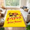 Pippi Customize Your Name Carpet Design for Dining Room Foyer Hallway Kitchen Anti-slip Rug Office home decor Wedding Party Gift