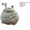 Handmade Craft Supplies for Adults Fat Cat Figurine, Cute Lazy Desk Car Decor with Solid Base, Healing Atmosphere Room Mini Calming Statue Office, 3D