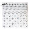 Colorful Adhesive Stickers Rhinestone for DIY Crafts Star Moon Gem Shiny Scrapbooking & Journaling Self-Adhesive Sparkling Gems Card Making Exquisite