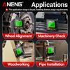RN02/RN03 Multi-Function Digital Inclinometer Four-Sided Magnetic Charging Angle Gauge Supports 360 Degree Rotation Measurement