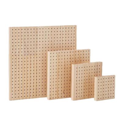 Wooden Crochet Block Plate Handcrafted Bamboo Grid Crochet Knitting Board Square Reusable Knitting Blocking Mat Sewing Supplies
