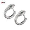 Retro Earrings Men's Stainless Steel Personalized Fashion Trend Cool Wind Snake Shaped Titanium