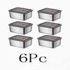 High Quality Stainless Steel Camping Lunch Box Sealed Leak-proof Bento Box Refrigerator Microwave Freezer Storage Box