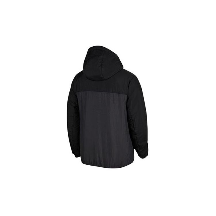 Nike Felpa con cappuccio casual sportiva con imbottitura sintetica da uomo Top Nero CV9190-010