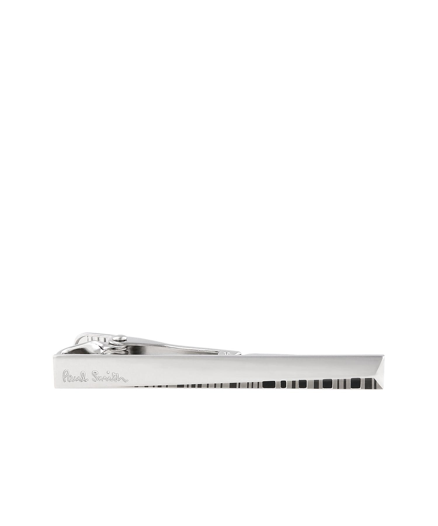 

Shadow Tie Bar Silver F Diagonal Stripe